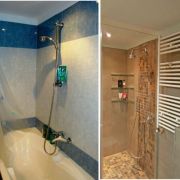 bathroom 1 before after