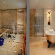 bathroom before after